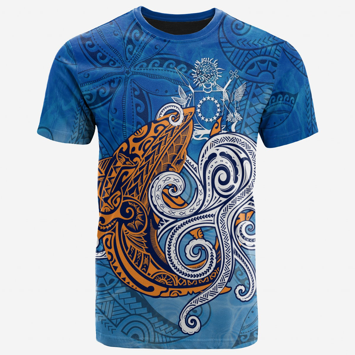 Cook Islands T Shirt Couple Best Friend Unisex Blue - Polynesian Pride