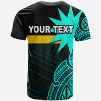 Custom Nauru T Shirt Flag In Heart No.4 LT6 - Polynesian Pride