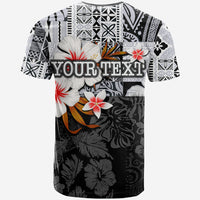 Custom Hammerhead shark T Shirt Hawaii Style White LT6 - Polynesian Pride