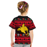 Papua New Guinea Christmas T Shirt Kid LT6 - Polynesian Pride