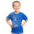 (Custom Personalised) Hammerhead Shark T Shirt Kid Polynesian Blue Style LT6 - Polynesian Pride