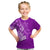 (Custom Personalised) Hammerhead Shark T Shirt Kid Polynesian Purple Style LT6 - Polynesian Pride