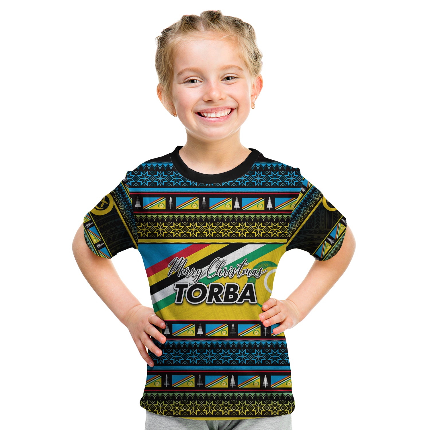 Torba Province T Shirt Kid Of Vanuatu Christmas LT6 - Polynesian Pride