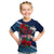 (Custom Personalised) Fiji Patterns With Hibiscus T Shirt KID LT6 - Polynesian Pride