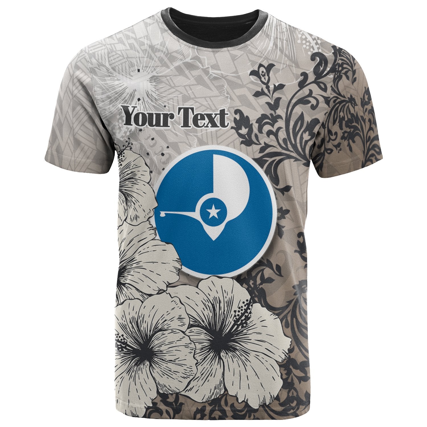 Yap State T Shirt Custom Vintage Luxury Floral Style Unisex Art - Polynesian Pride