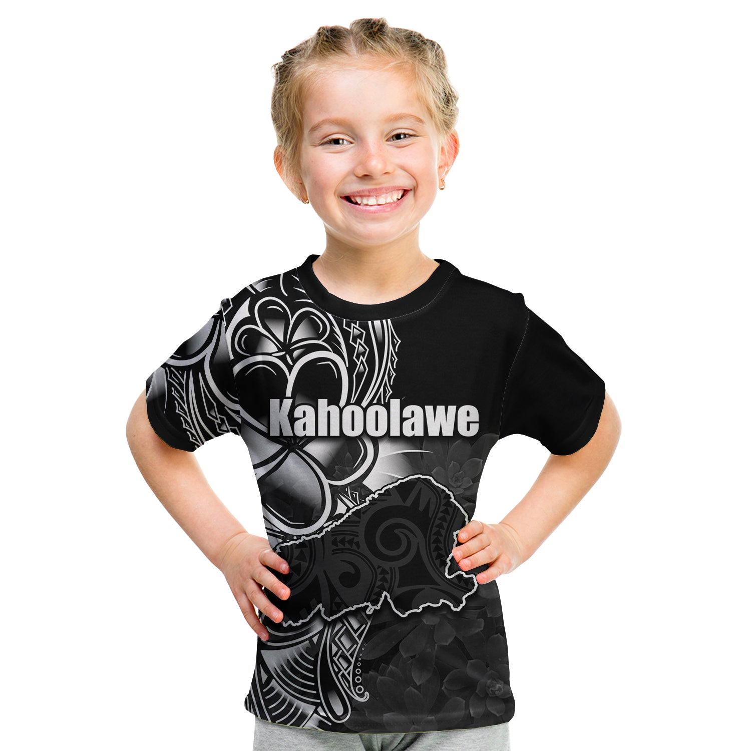 (Custom Personalised) Hawaiian Islands T Shirt Kid Kahoolawe LT6 Youth XL Size14 - Polynesian Pride