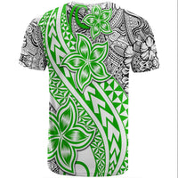 Traditional Polynesian Tribal Tattoo Retro Couple T Shirt Green LT9 - Polynesian Pride