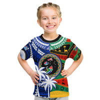 Indigenous South Africa Mixed Fiji Palm Tapa T Shirt LT9 - Polynesian Pride