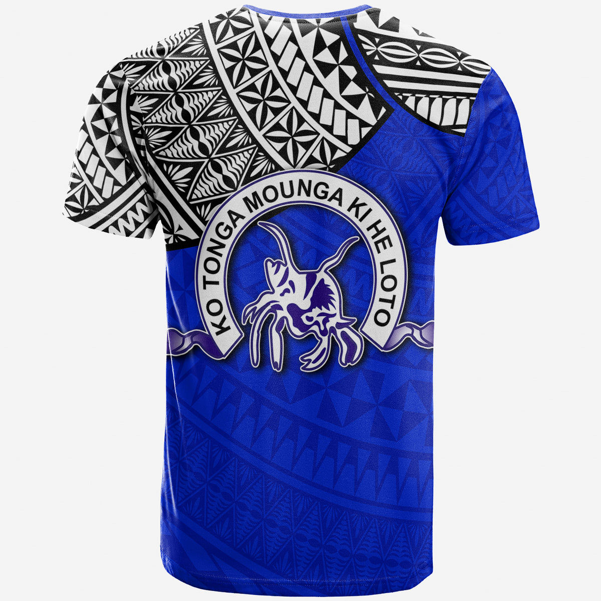 Tupou College BLUE TAEILOA Old Boys T Shirt LT4 - Polynesian Pride