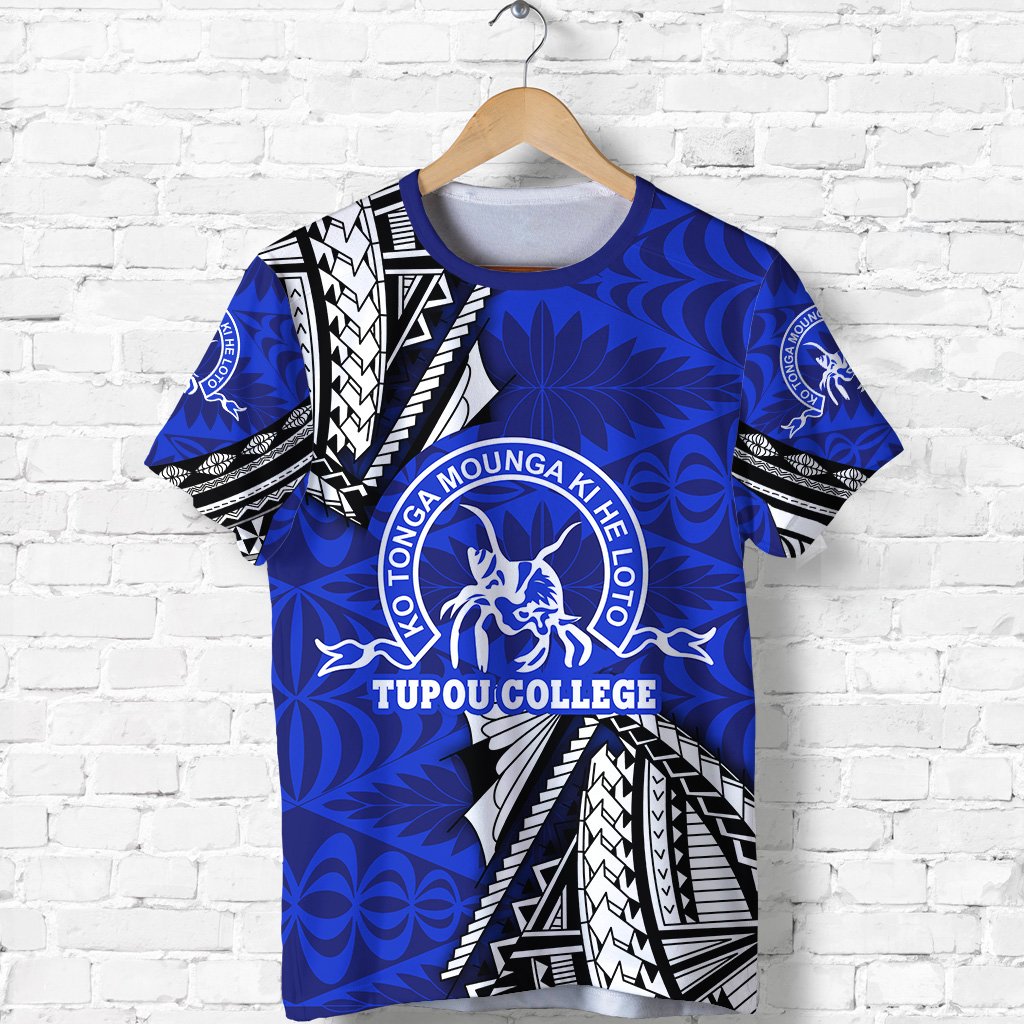 Custom Kolisi Ko Tupou College Tonga T Shirt Version Special Unisex Blue - Polynesian Pride