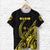 Custom Guam Rugby T Shirt Polynesian Patterns Style Yellow LT16 - Polynesian Pride