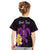 (Custom Personalised) Hawaii Turtle T Shirt Kid Hawaiian Flowers Version Purple Elegant LT13 - Polynesian Pride