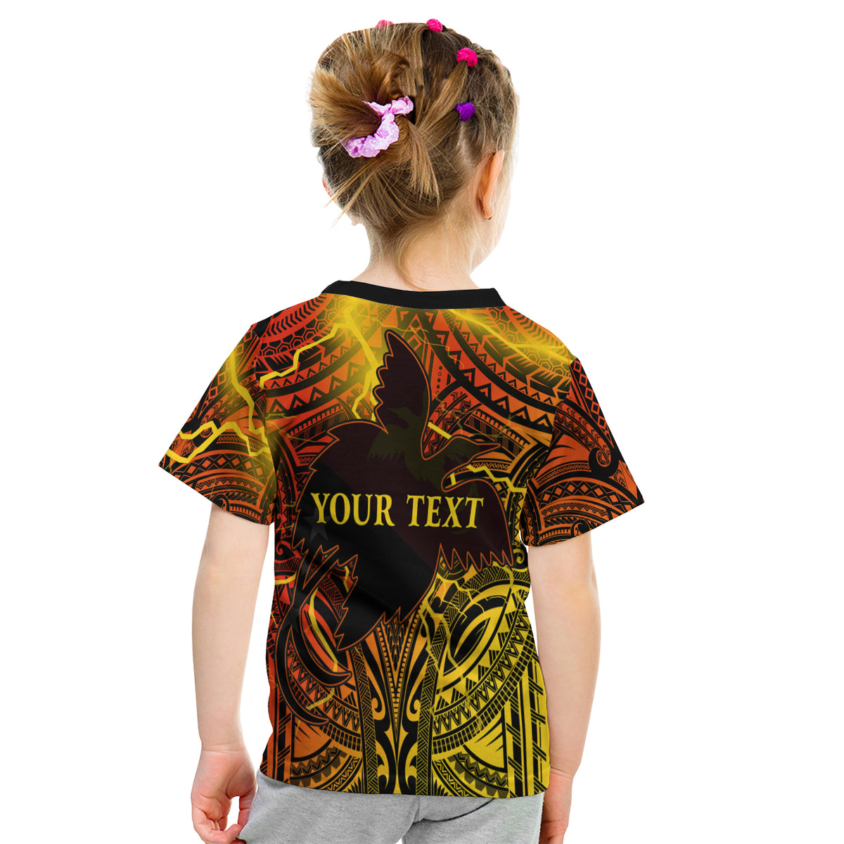 (Custom Personalised) Papua New Guinea T Shirt Kid Stalwart Polynesian Special LT13 - Polynesian Pride