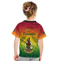 Vanuatu Peaceful T Shirt Kid - Independence Anniversary LT13 - Polynesian Pride