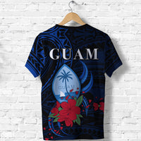 Guam T Shirt Polynesian Flowers LT13 - Polynesian Pride