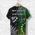 Cook Islands Pattern and New Zealand Kiwi T Shirt LT13 - Polynesian Pride