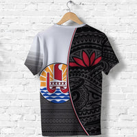 Tahiti Rugby T Shirt Impressive Version Black - Polynesian Pride