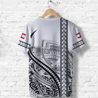 Tahiti Rugby T Shirt Marvelous Version White - Polynesian Pride