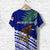 Custom American Samoa Rugby T Shirt Coconut Leaves Talavalu - Polynesian Pride