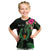 (Custom Personalised) Pohnpei Micronesia Green T Shirt Kid Tropical Flowers LT13 - Polynesian Pride