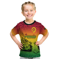 Vanuatu Peaceful T Shirt Kid - Independence Anniversary LT13 - Polynesian Pride