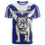 Custom Spirit Bulldogs T Shirt Makoi Fiji Rugby Custom Text and Number LT13 - Polynesian Pride