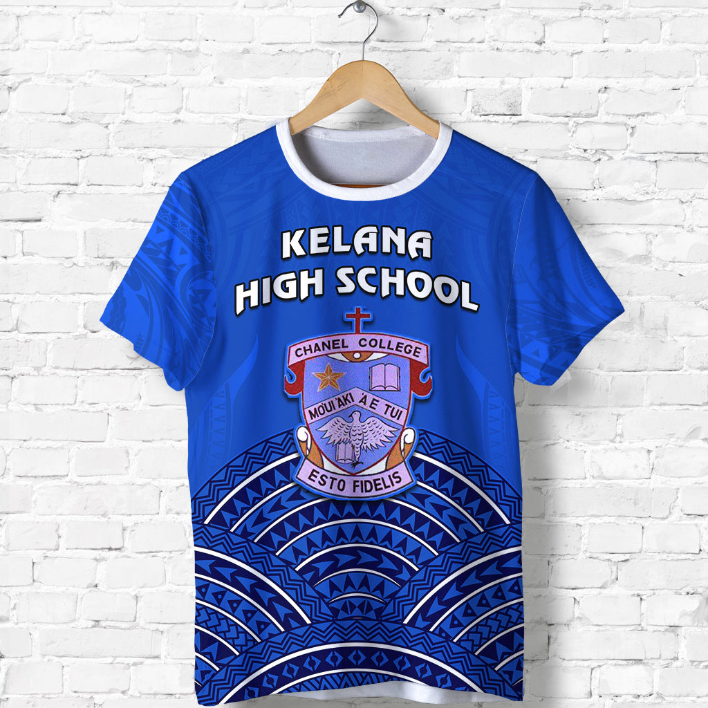 Custom Kelana High School T Shirt Version 01 LT13 Unisex Blue - Polynesian Pride