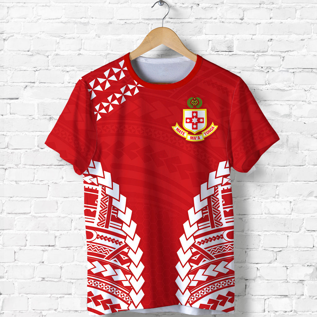 Kolisi Tonga T Shirt LT13 Unisex Red - Polynesian Pride