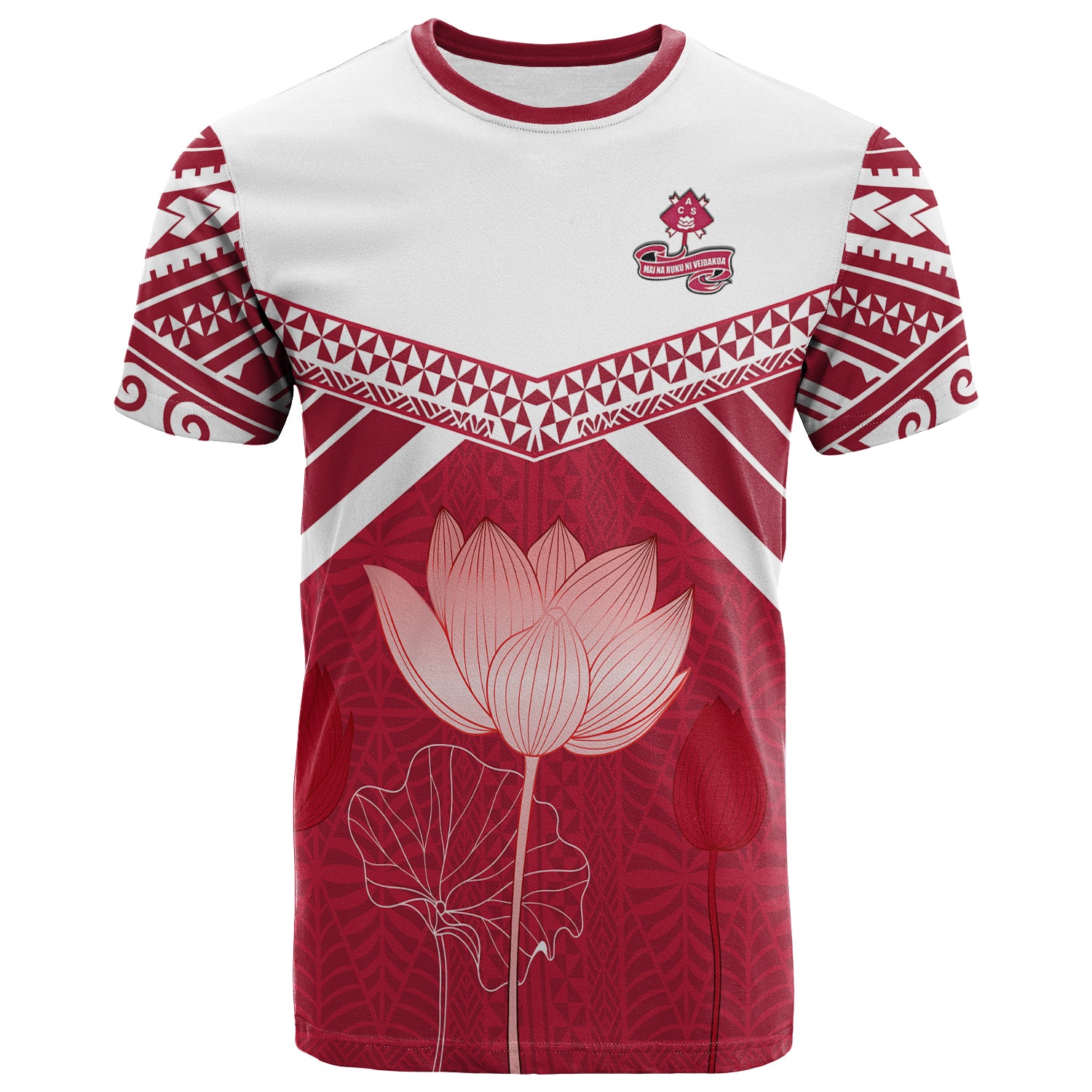 Adi Cakobau T Shirt Fiji School LT13 Unisex Crimson - Polynesian Pride