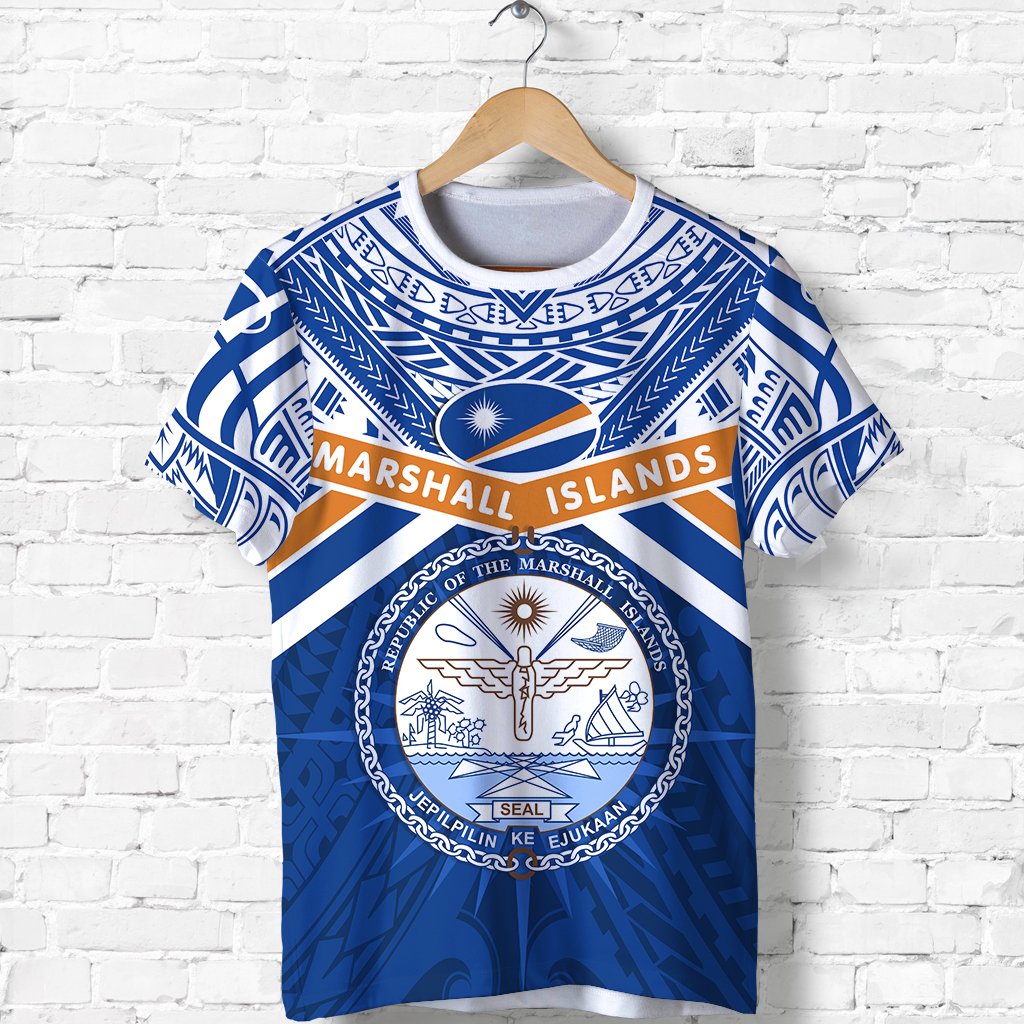 Marshall Islands Rugby T Shirt Forever Unisex Blue - Polynesian Pride