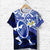 Manu Samoa Rugby T Shirt Dab Trend Creative Unisex Blue - Polynesian Pride