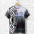 Custom Manu Samoa Rugby T Shirt Impressive Version Black Custom Text and Number - Polynesian Pride