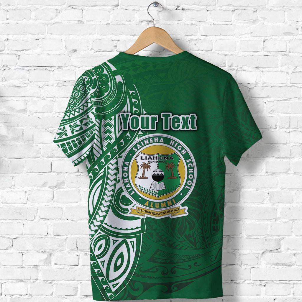 Custom Liahona Tonga T Shirt Polynesian Free Style - Polynesian Pride