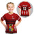 (Custom Personalised) Tonga T Shirt Kid - Tongan Pattern - Custom Text And Number LT13 - Polynesian Pride