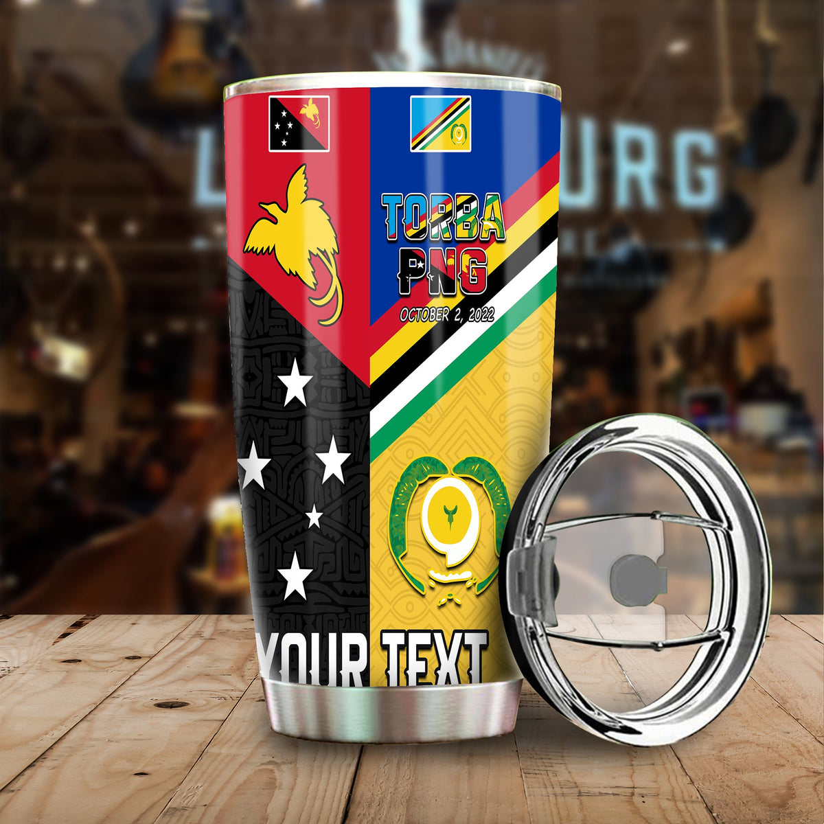 (Custom Personalised) Torba PNG Day Tumbler 2022 Simple Polynesia LT13 - Polynesian Pride