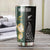 (Custom Personalised) South Africa Protea and New Zealand Fern Tumbler Rugby Go Springboks vs All Black LT13 - Polynesian Pride