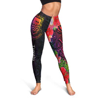 Tuvalu Leggings - Tropical Hippie Style - Polynesian Pride