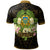 Tuvalu Polo Shirt Polynesian Gold Patterns Collection - Polynesian Pride