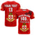 (Custom Text and Number) Kolisi Tonga College Atele T Shirt 140 Years Anniversary Tongan Ngatu LT13 Red - Polynesian Pride