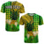 Custom Hawaii Pineapple T Shirt Plumeria Frangipani Mix Tribal Pattern LT13 Green - Polynesian Pride