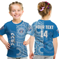 (Custom Text And Number) Apifoou Tonga College T Shirt KID Class Of Year Tongan Ngatu Pattern LT14 Youth XL Size14 - Polynesian Pride