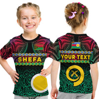 Custom Shefa Province T Shirt Vanuatuan Pig Tusk Polynesian Flag Style LT14 - Polynesian Pride