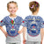 (Custom Text And Number) Samoa Rugby T Shirt KID Manu Samoa 7s Ginger White Polynesian LT14 - Polynesian Pride