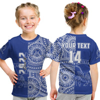 (Custom Text And Number) Tupou Tonga College T Shirt KID Class Of Year Tongan Ngatu Pattern LT14 Youth XL Size14 - Polynesian Pride