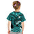 (Custom Personalised) Hawaii T Shirt KID Kakau Polynesian Crab With Waves Ver.01 LT14 - Polynesian Pride