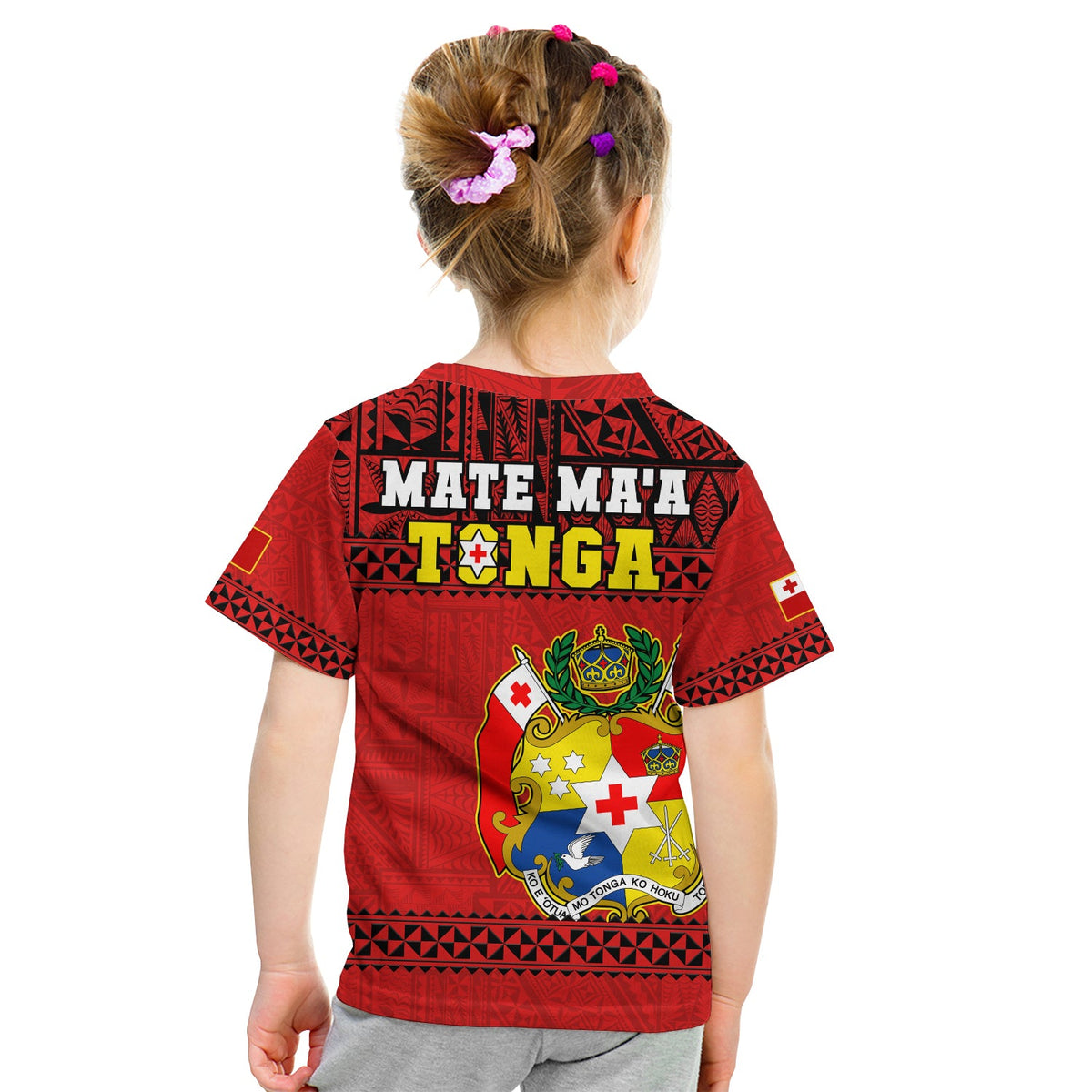 (Custom Text and Number) Tonga Rugby T Shirt Mate Maa Tonga Pacific Ngatu Black LT14 - Polynesian Pride