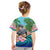 Polynesian Turtle Coconut Tree And Orchids T Shirt KID LT14 - Polynesian Pride