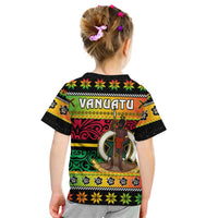 Vanuatu Christmas T Shirt Pig Tusk Polynesian Joyeux Noel Flag Art LT14 - Polynesian Pride