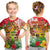 Custom Aloha Poly Fest T Shirt Polynesian Pattern With Tropical Flowers LT14 Kid Reggae - Polynesian Pride