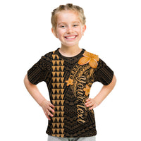 (Custom Personalised) Hawaii T Shirt KID Kakau Kanaka Maoli Combine Polynesian Shark Ver.01 LT14 Youth XL Size14 - Polynesian Pride